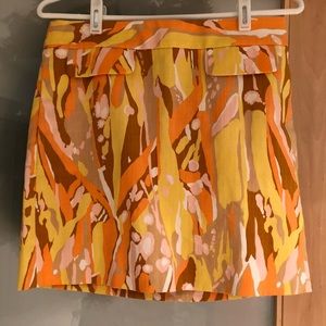 J. Crew printed skirt